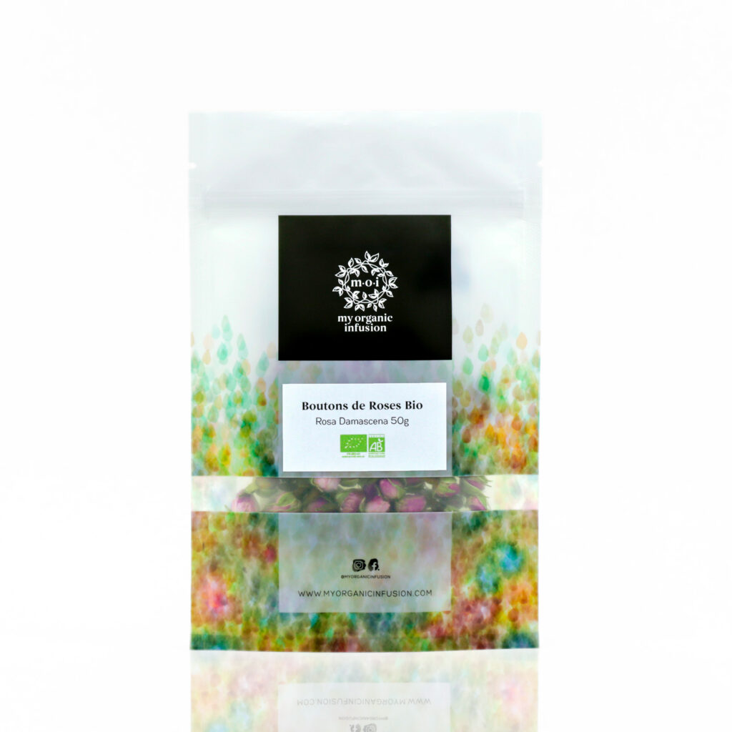 Packshot Bouton de Rose Bio