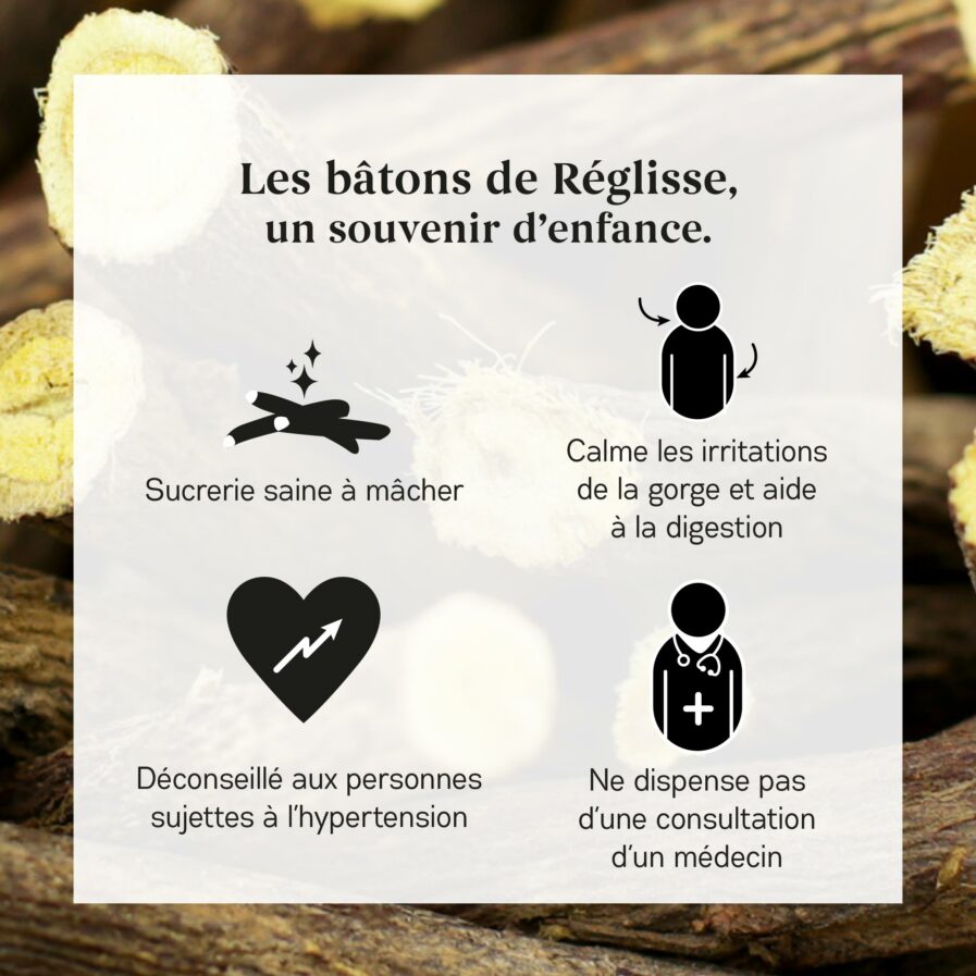 Bienfaits Baton de Réglisse Bio