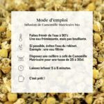 Mode d'emploi Camomille Matricaire