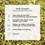 mode d'emploi de la Reine des Prés Bio