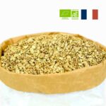 Angélique bio graine, en semence entière dans son sac d'herboriste