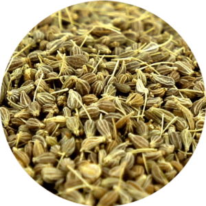 zoom sur l'anis vert en semence entière