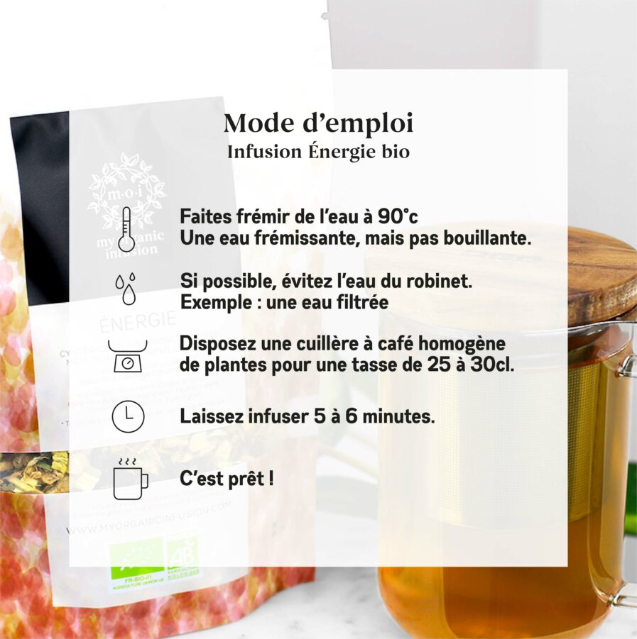 mode d'emploi infusion energie en vrac