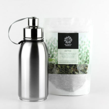 Gourde isotherme Gaspajoe avec un mélange MOI