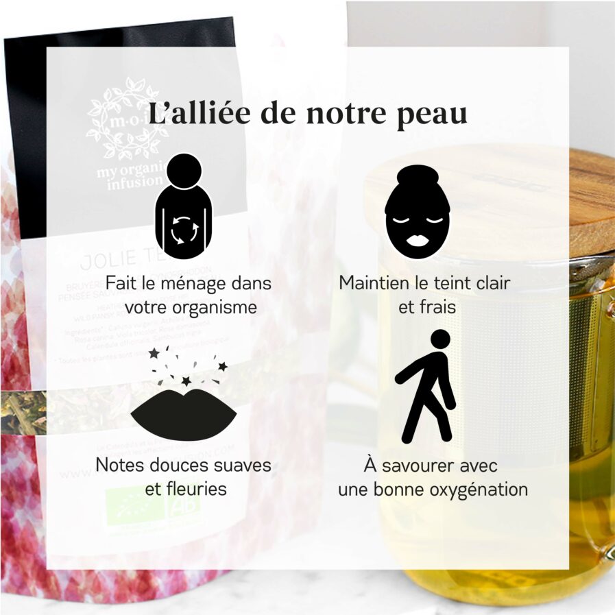 Bienfaits infusion Joli Teint en vrac