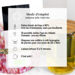 Mode d'emploi de l'infusion Jol Teint en vrac