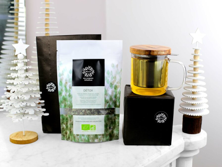 Noel300mlDétox Mug Infuseur 300ml avec une infusion détox