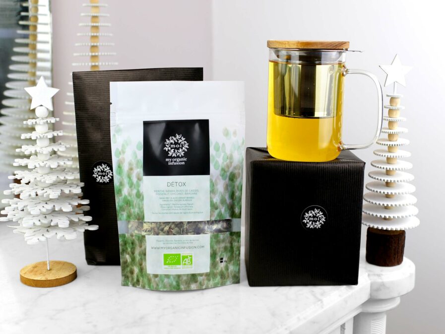 Noel450mlDétox Mug Infuseur 450ml avec une infsusion Détox