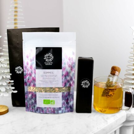 Infusion sommeil en vrac avec son infuseur en verre