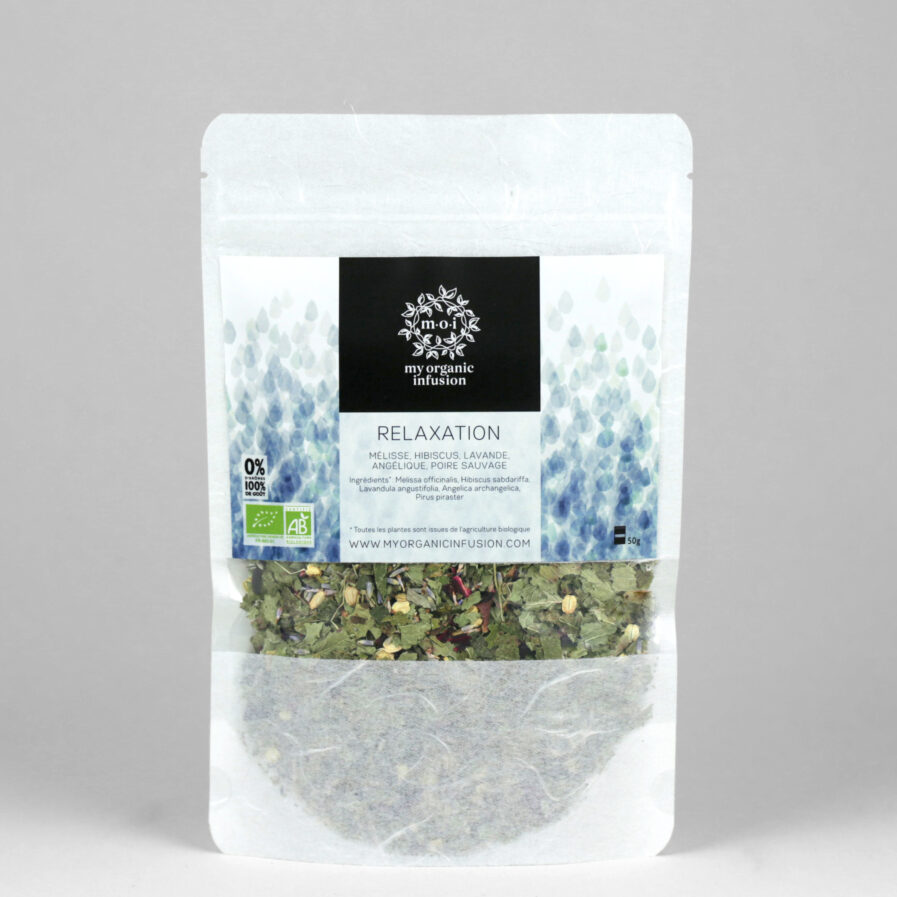 Infusion RELAXATION bio en vrac 50g - My Organic Infusion