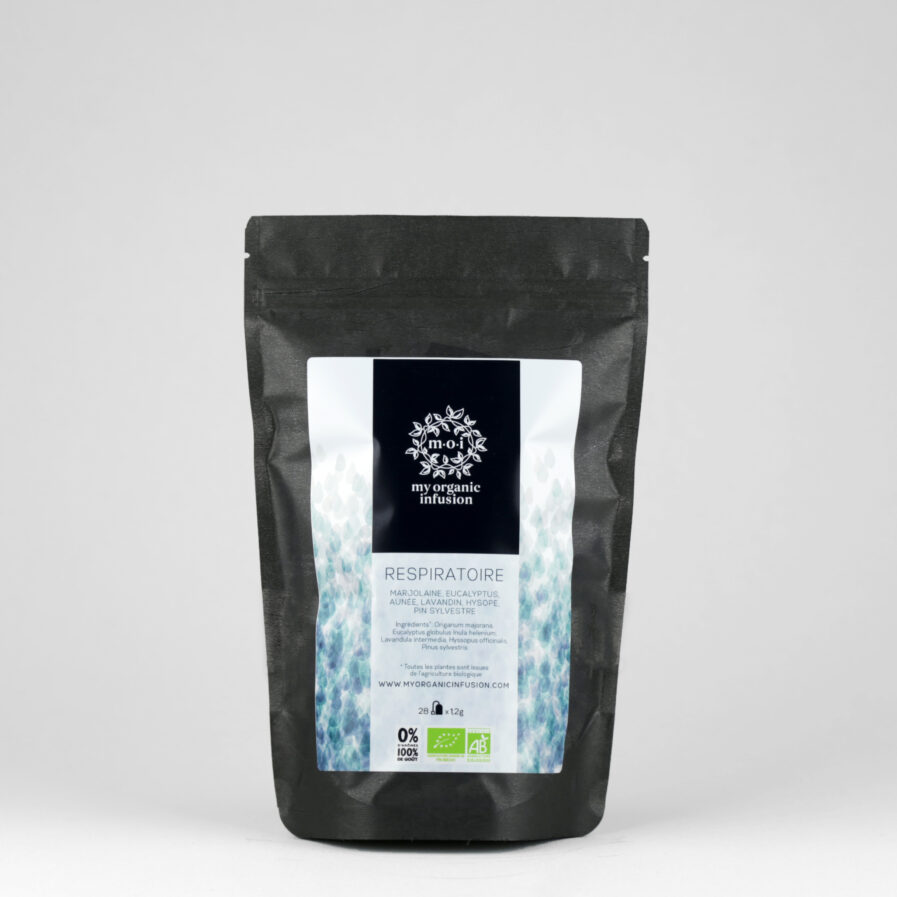 Doypack format 28 infusettes infusion respiratoire bio
