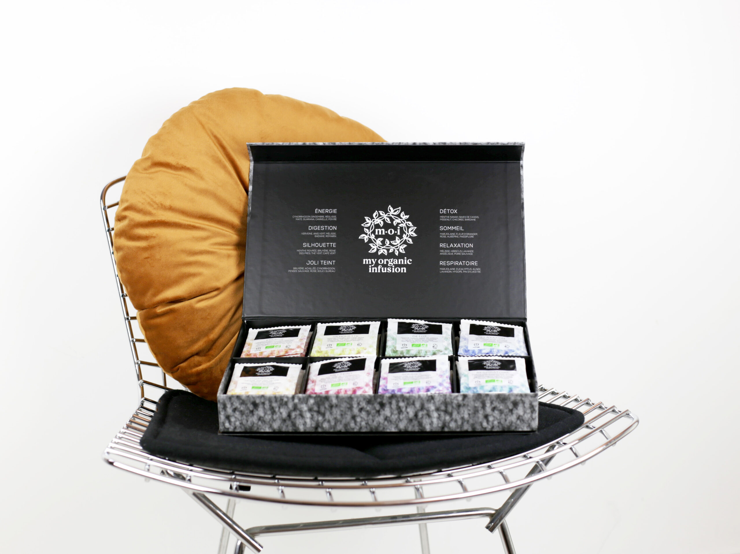 Coffret Infusions Bio (x64 infusettes) Les Essentiels Nature&Bio By DGC