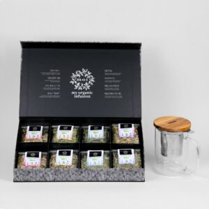 Coffret d'infusion avec un mug infuseur 450ml