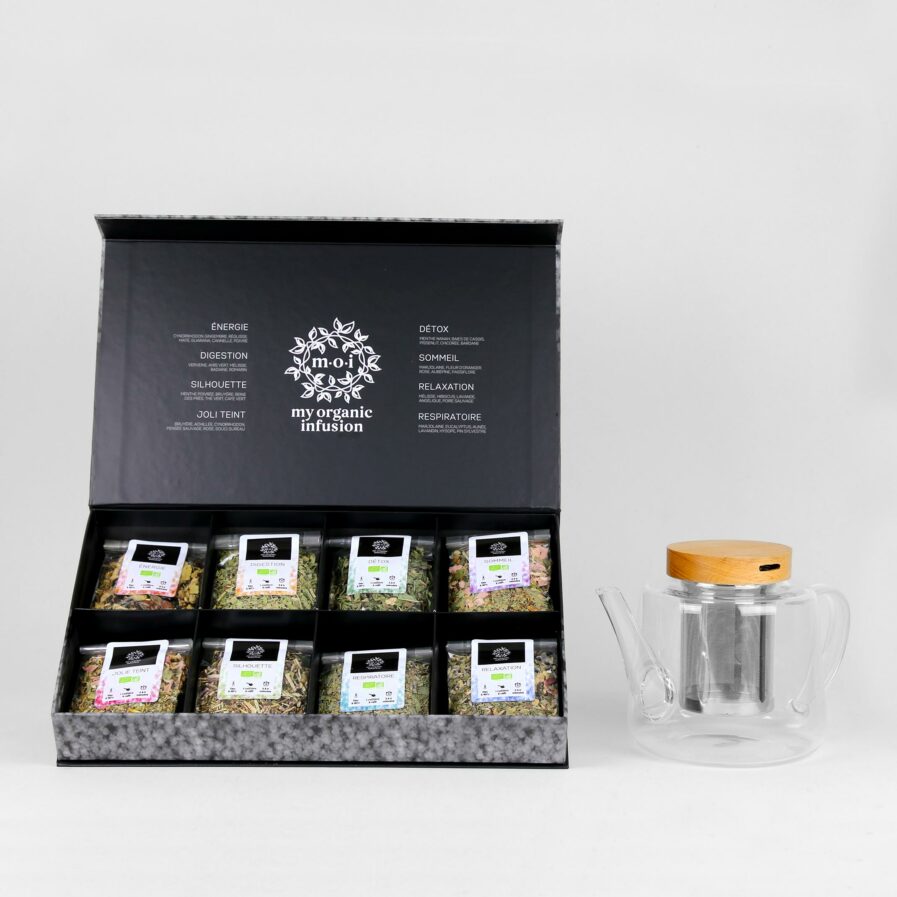 Offre tisanière 1l + coffret d'infusion en vrac