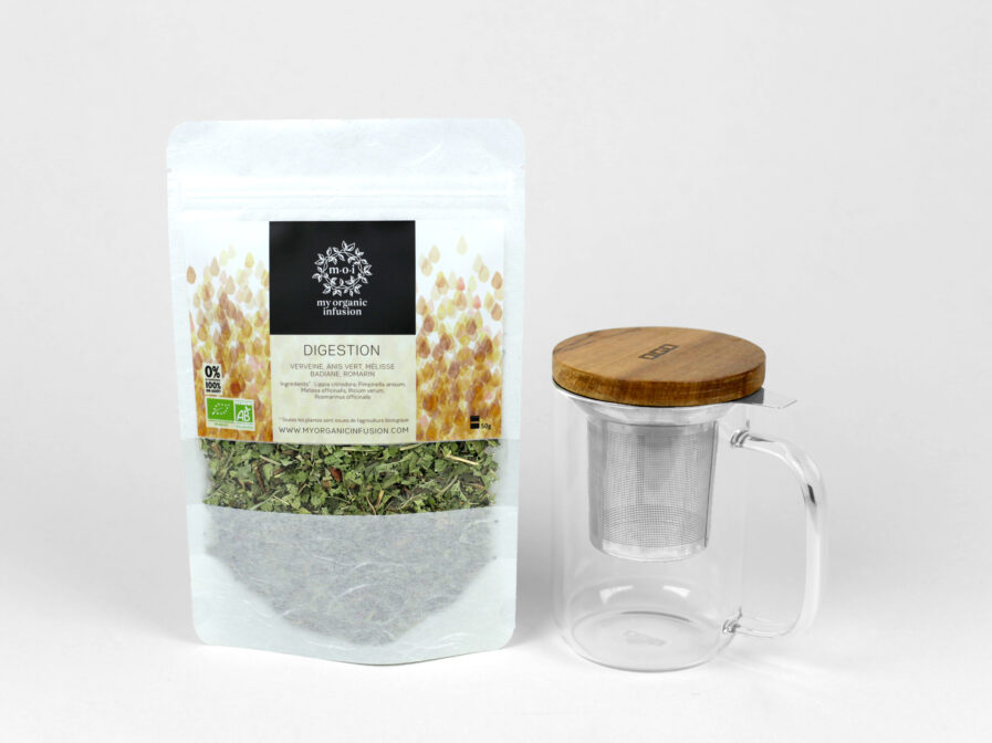 Infusion digestion en vrac avec mug infuseur 450ml