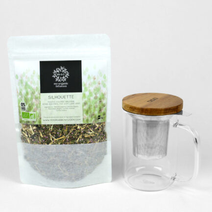 infusion silhouette en vrac avec mug infuseur 450ml