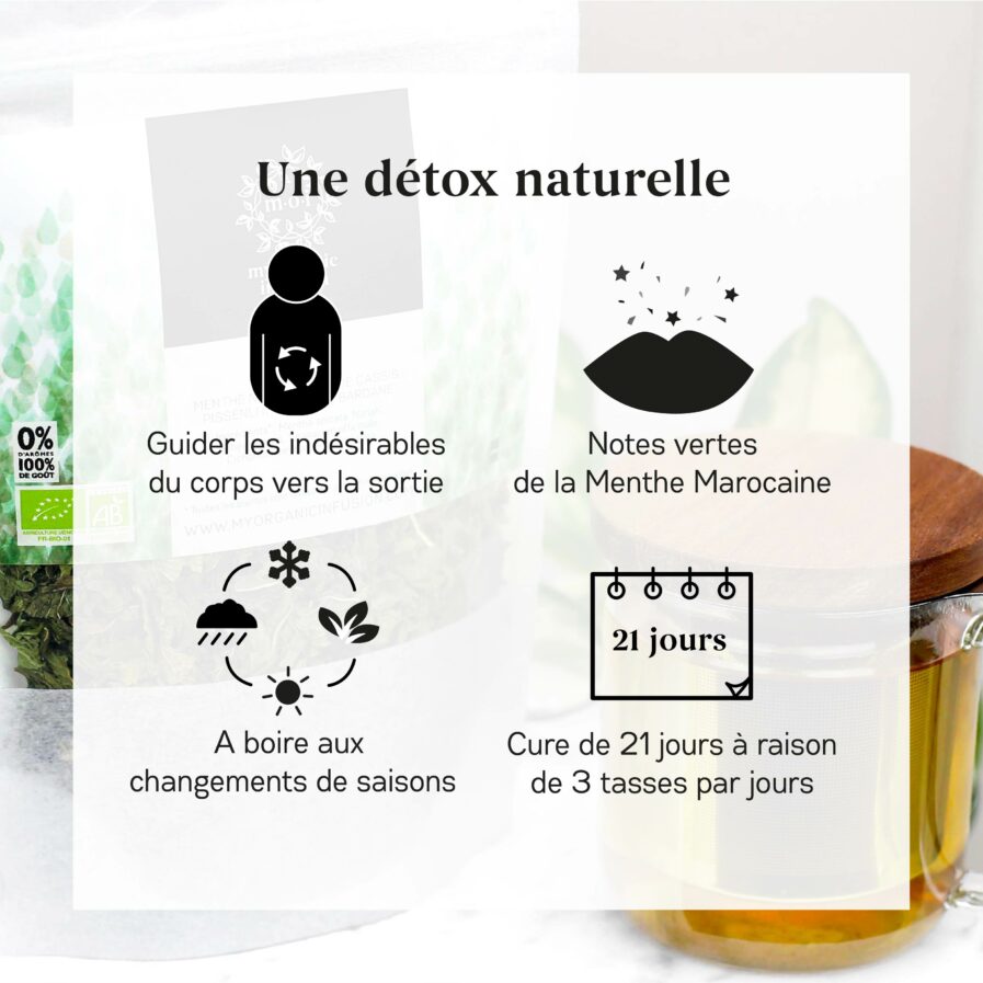 Bienfaits infusion vrac détox