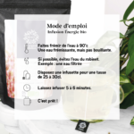 Mode d'emploi de l'infusion Énergie.