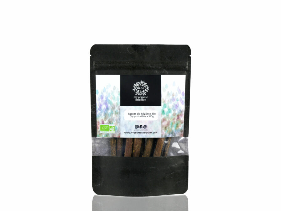 bâtons de réglisse bio de 10 cm dans son sachet