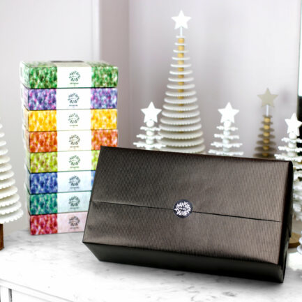Offre 8 coffrets de 12 infusettes dans un emballage cadeaux