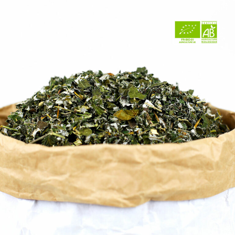 feuilles de framboisier bio pour faire votre infusion