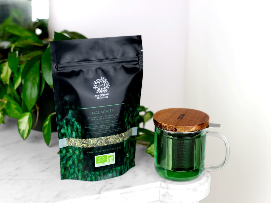 infusion Amethyste avec son mug infuseur inclus de 300ml