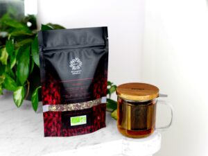 infusion Rubis avec son mug infuseur inclus de 300ml