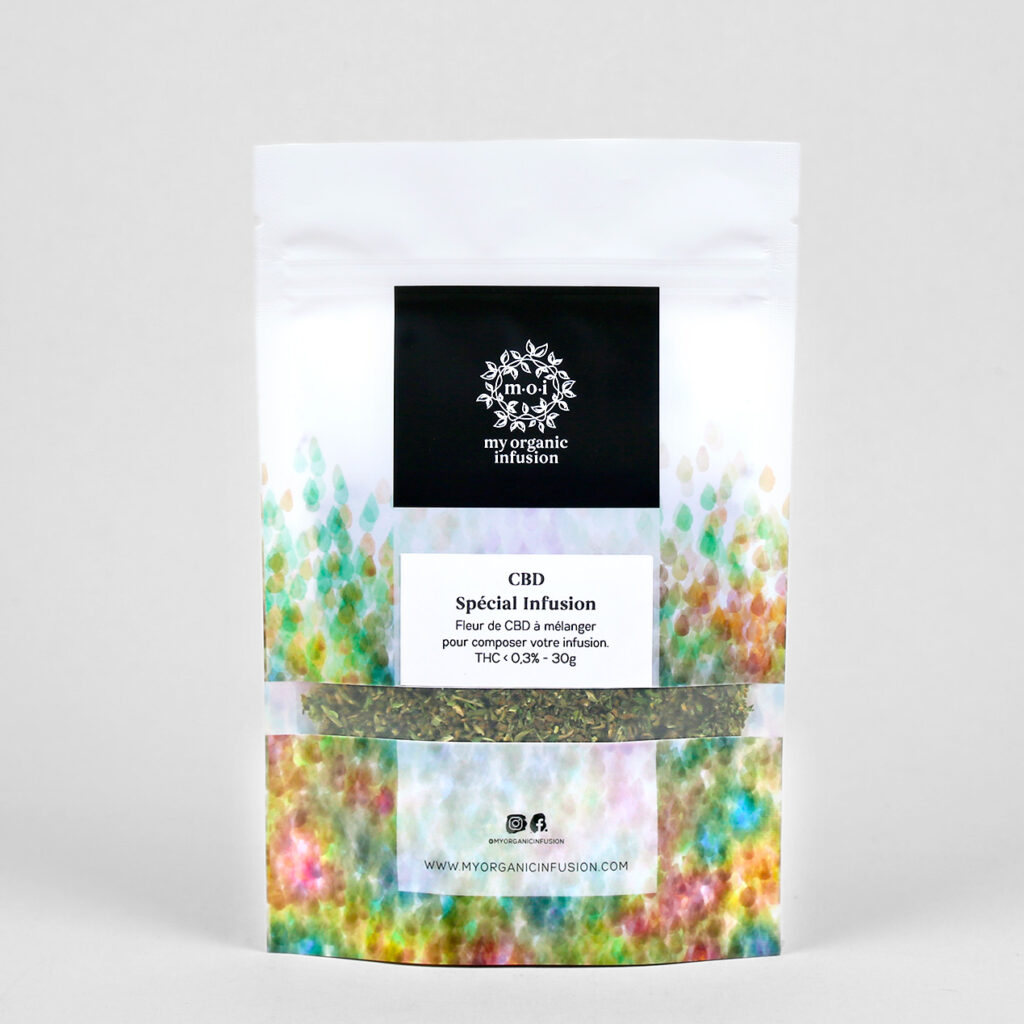 Packshot du CBD à infuser