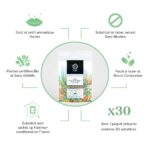 Visuels des avantages concurrentiels des substitus de tabac naturel - classic