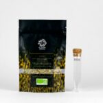 Packshot de l'infusion Topaz avec son infuseur en verre inclus