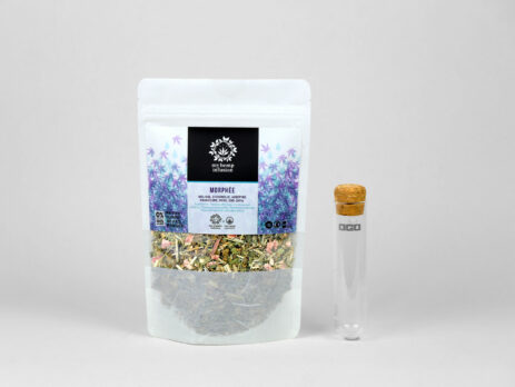 infusion Morphée au CBD avec son infuseur en verre Ycare