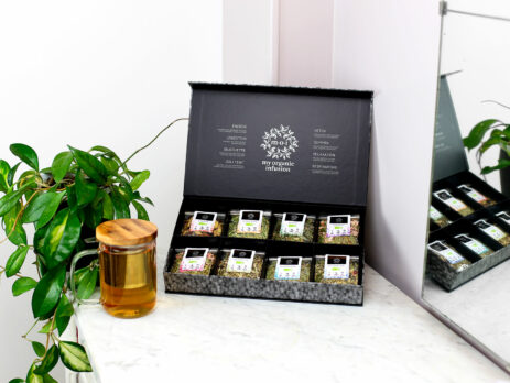 Coffret d'infusions en vrac avec son mug infuseur 450ml inclus