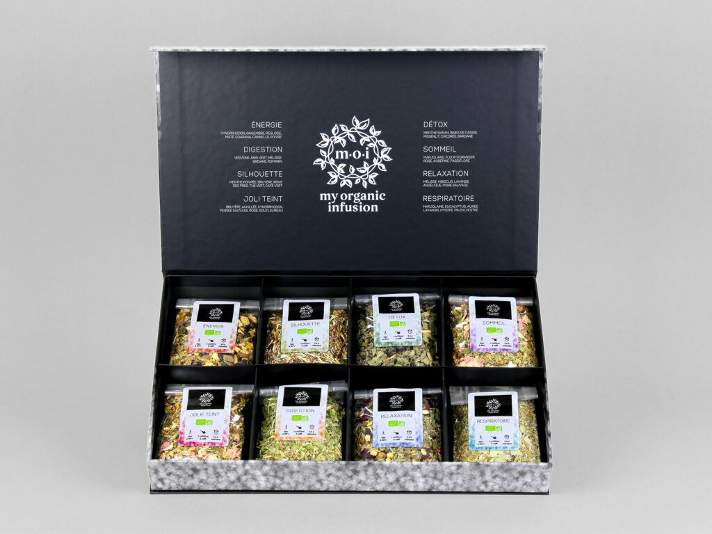 coffret d'infusions vrac 4x3