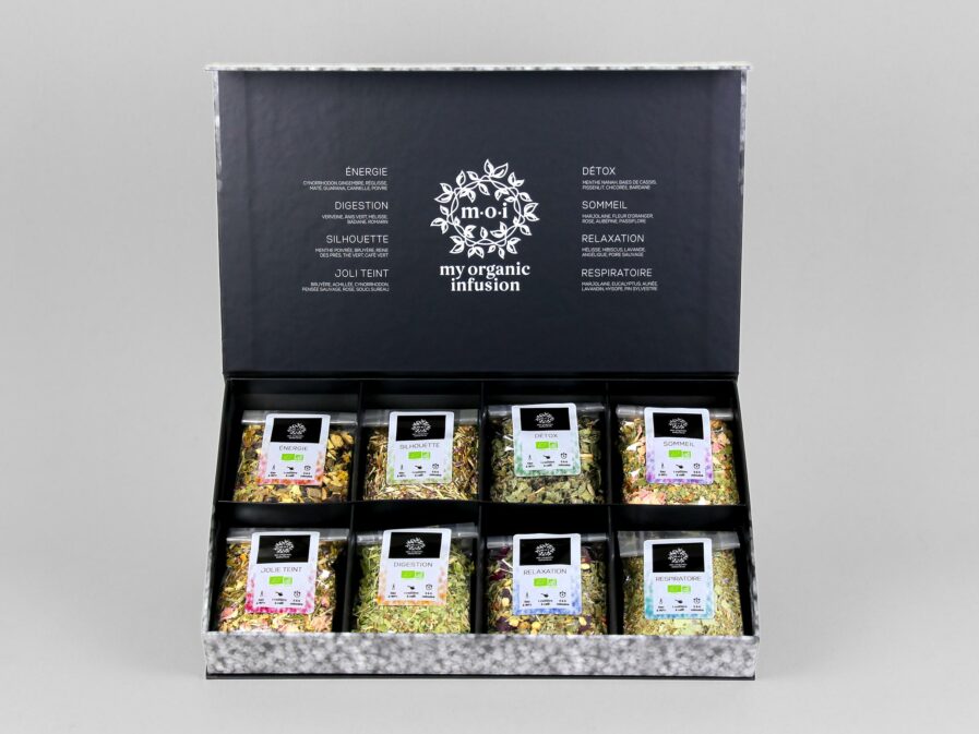 coffret d'infusions vrac 4x3