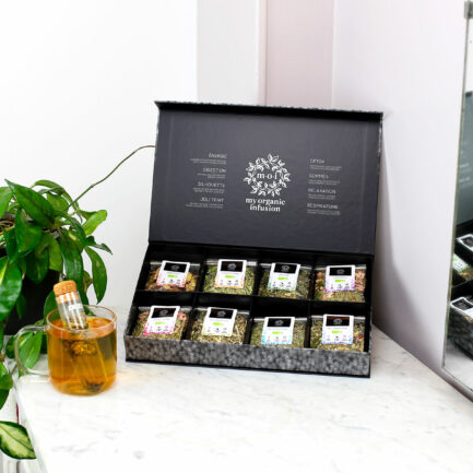 Coffret d'infusions en vrac avec son infuseur inclus