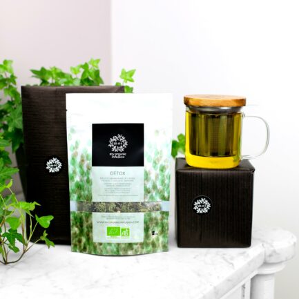 infusion Détox en vrac infuseur inclus et paquet cadeau
