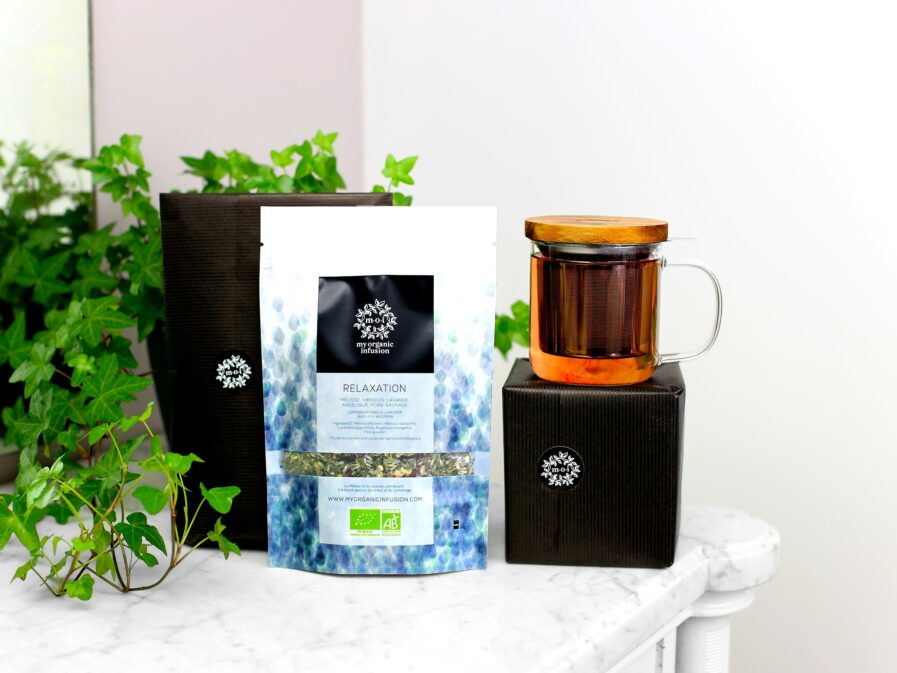 infusion relaxation en vrac infuseur inclus et son paquet cadeau