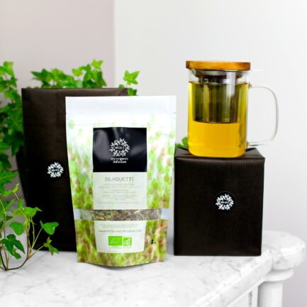 infusion Silhouette en vrac infuseur inclus et son paquet cadeau
