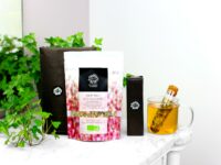 infusion joli teint en vrac avec son infuseur en verre inclus