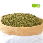 Bouillon Blanc bio en somité fleurie coupée dans son sac herboriste