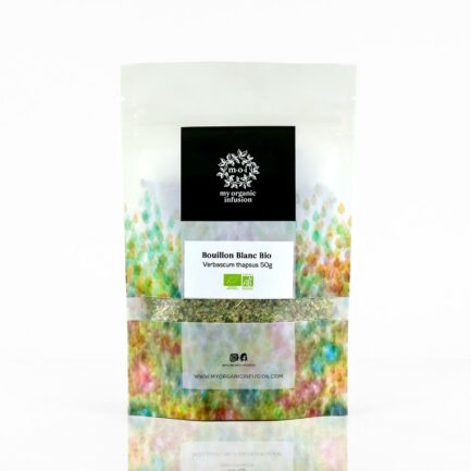 Bouillon blanc bio dans son doypack de 50g