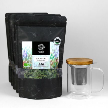 Ortie bio france 5 paquets + 1 Mug infuseur 450ml