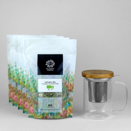 Aubépine bio en offre 5 aubépine plus un mug 450ml